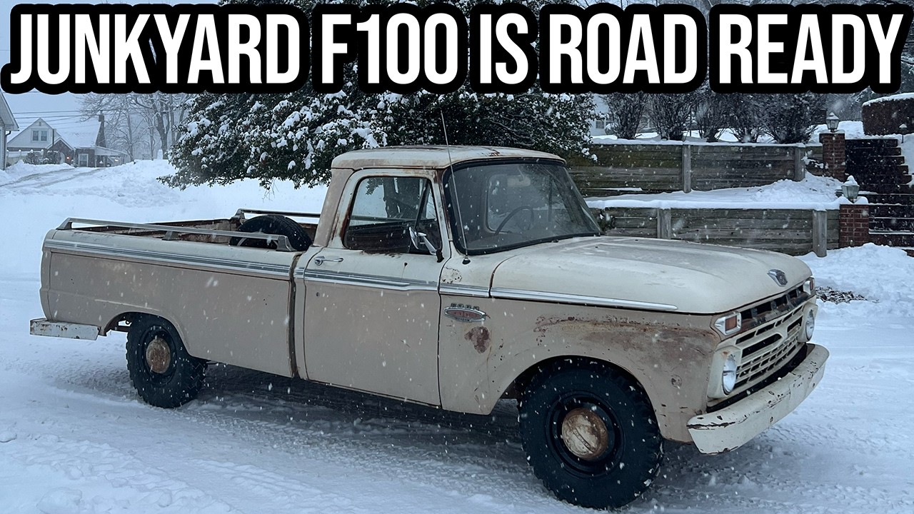 Our 1966 F100 Pickup Gets New Tires, Gas Tank & Stromberg Carb!!!