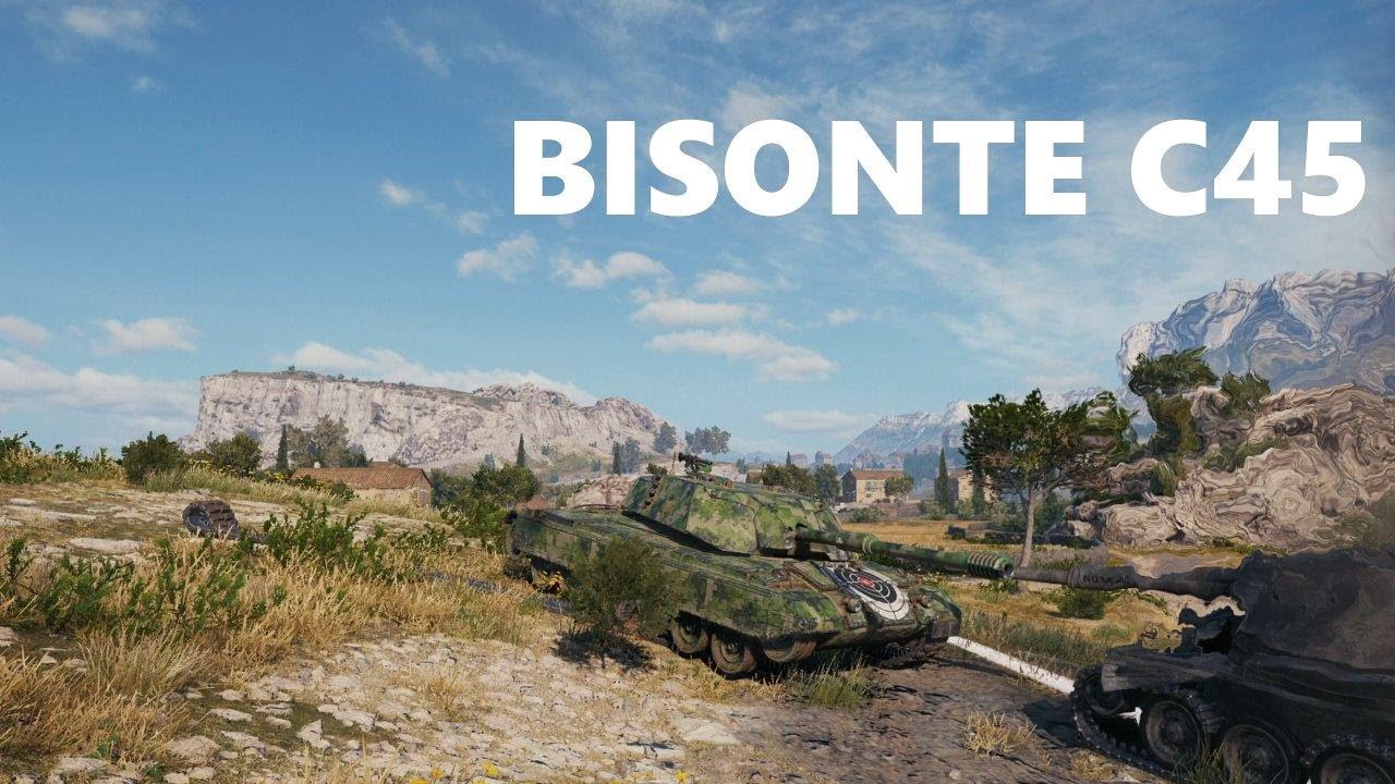 BISONTE C45 1vs4 7Kills 6.7K DMG wot complete 4K