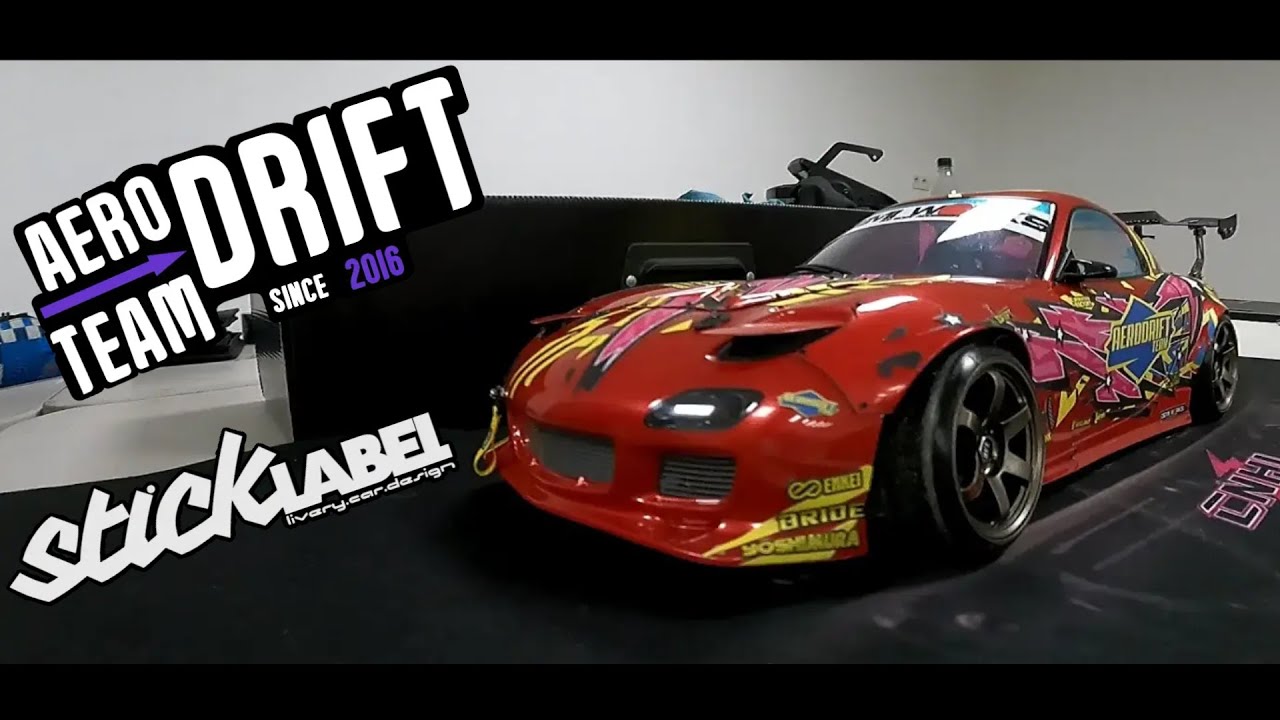 RC DRIFT // Sticklabel RC - RX7 Demi Works // Drift session
