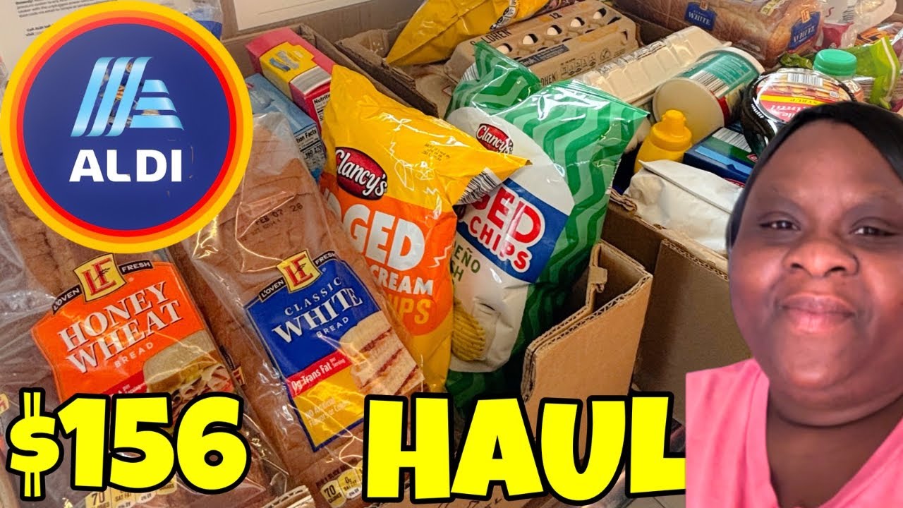 MASSIVE ALDI GROCERY SHOPPING HAUL!