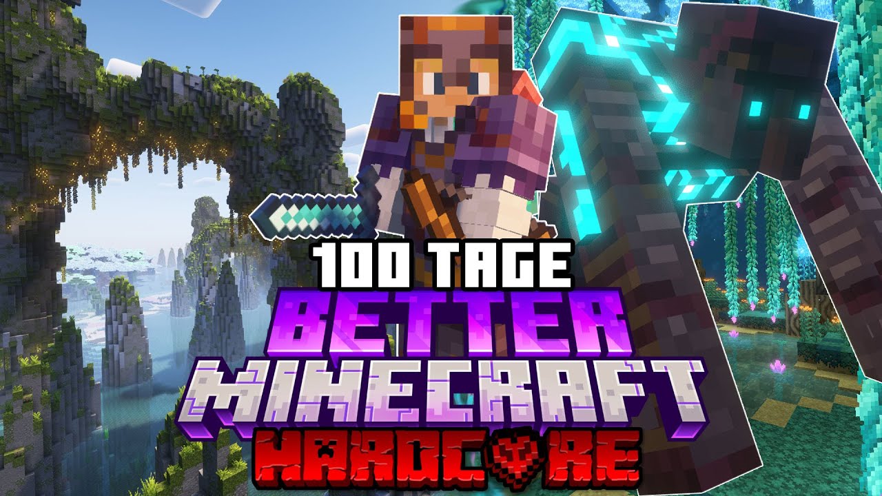 Ich habe 100 TAGE in BETTER MINECRAFT HARDCORE &uuml;berlebt...