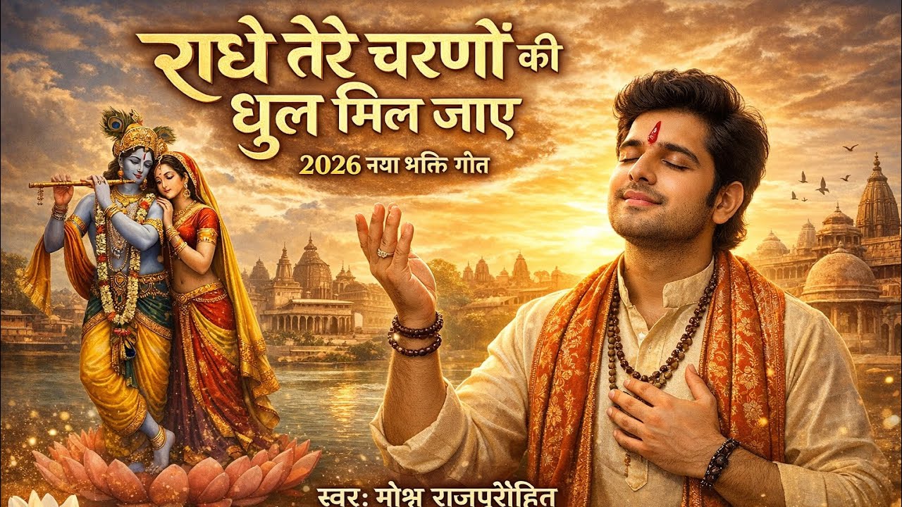 राधे तेरे चरणों की धूल मिल जाए 🙏 2026 New Radha Bhakti Song | Vrindavan Special | Moksh Rajpurohit