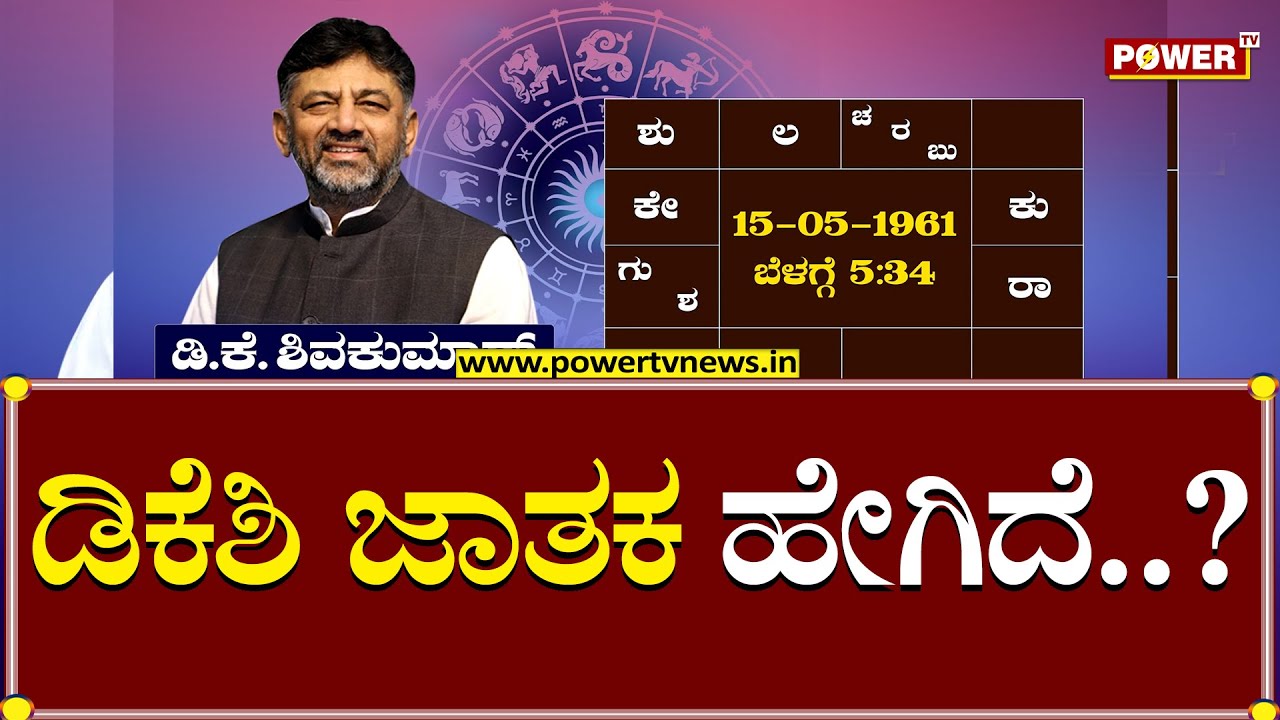 DK Shivakumar : ಡಿಕೆಶಿ ಜಾತಕ ಹೇಗಿದೆ..?| Congress | Power TV News