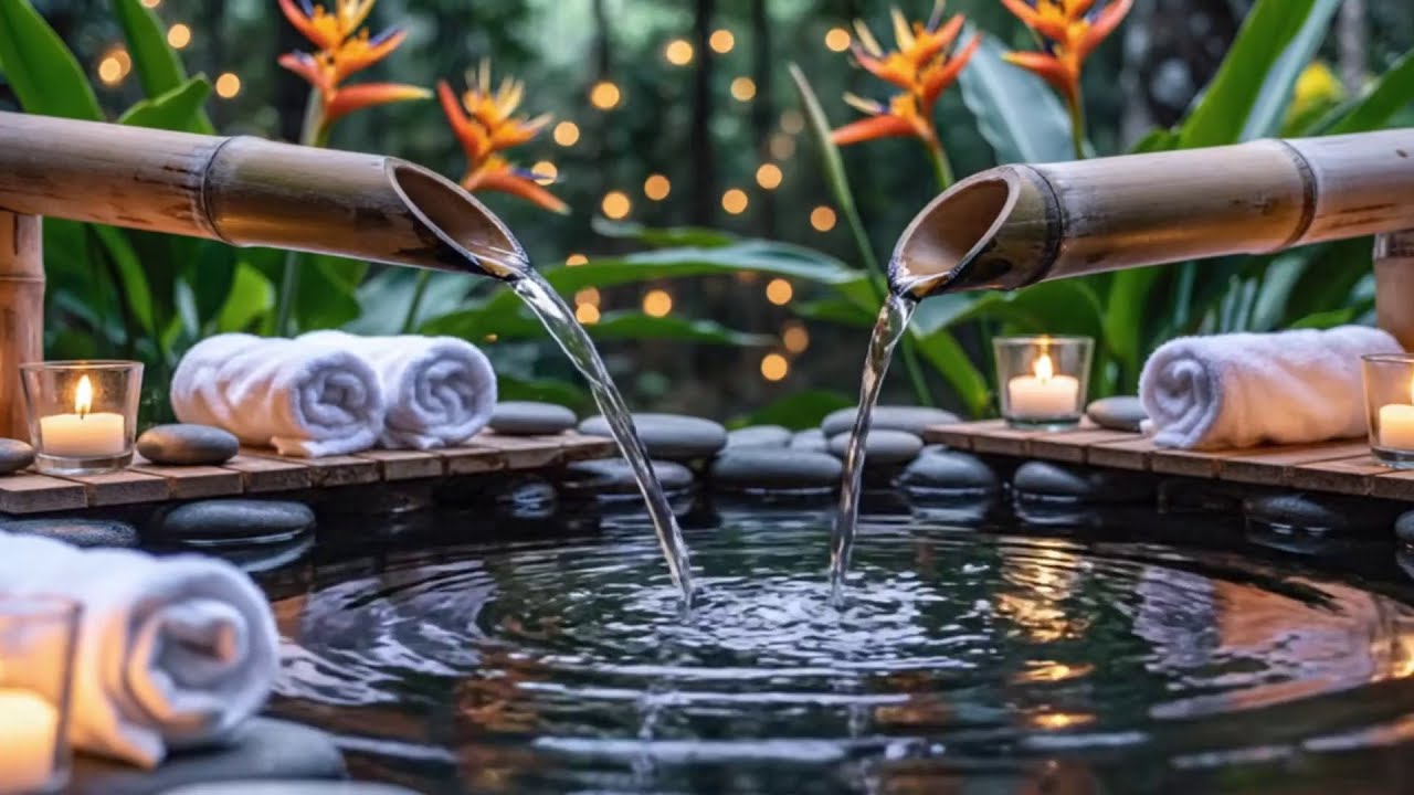 Peaceful Piano With Gentle Water Sounds 🌿 Deep Healing to Release Stress, Worry Emotional Fatigue
