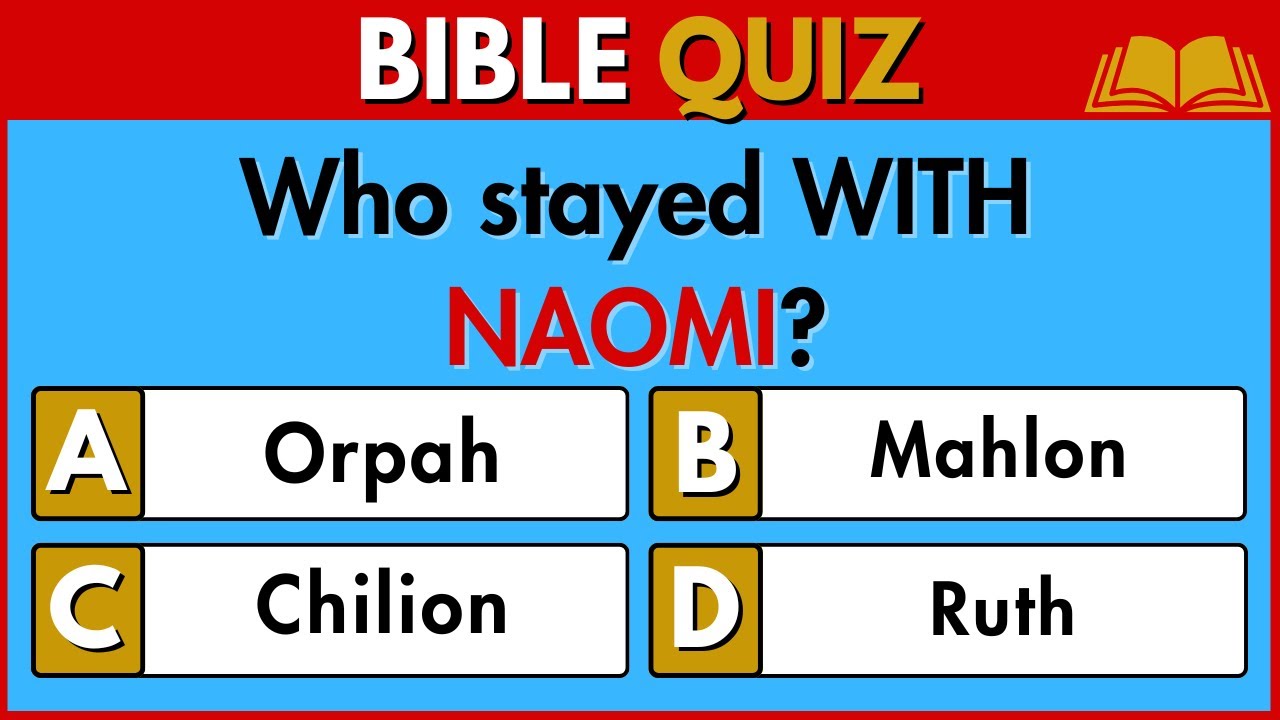 The Story of Ruth, Naomi, Boaz, and Redemption ULTIMATE Bible Quiz #biblequiz
