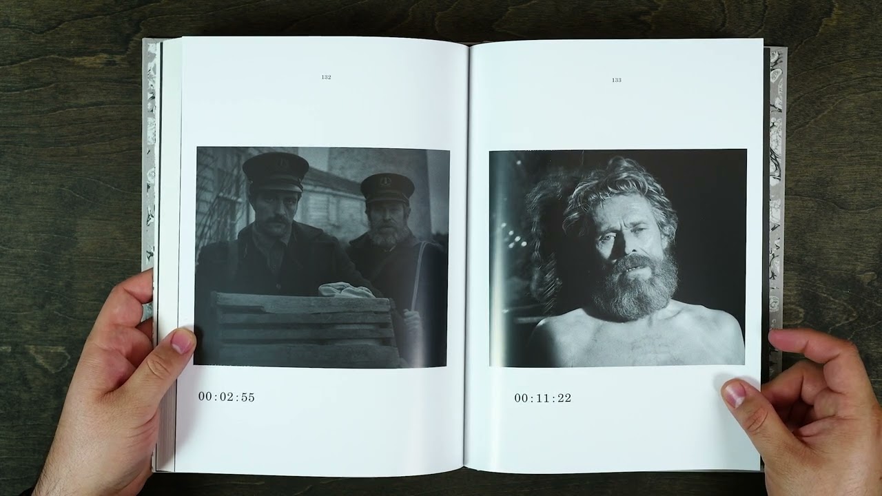 Artbook ASMR - The Lighthouse A24 Screenplay Book - Flip Through, Page Turning, Relaxing, ASMR