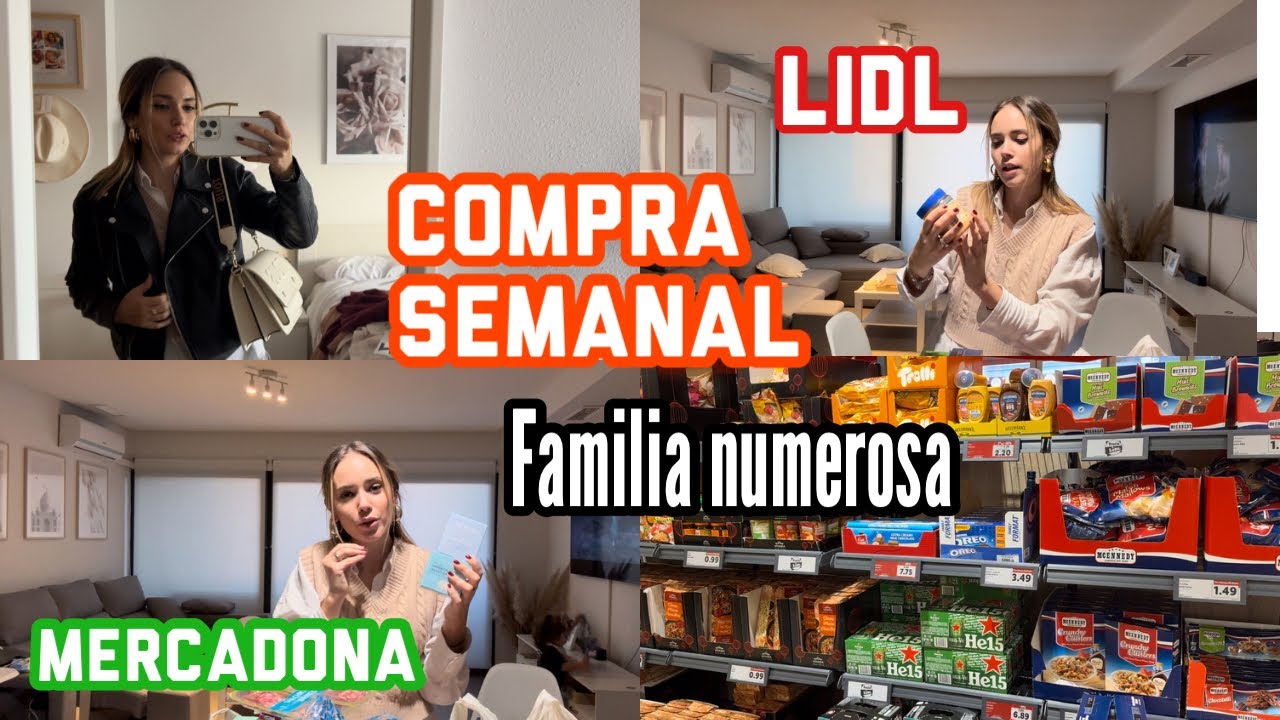 COMPRA SEMANAL MERCADONA y LIDL 🍓con PRECIOS💶 NOVEDADES MERCADONA✨LITTLE HAPPY MOM