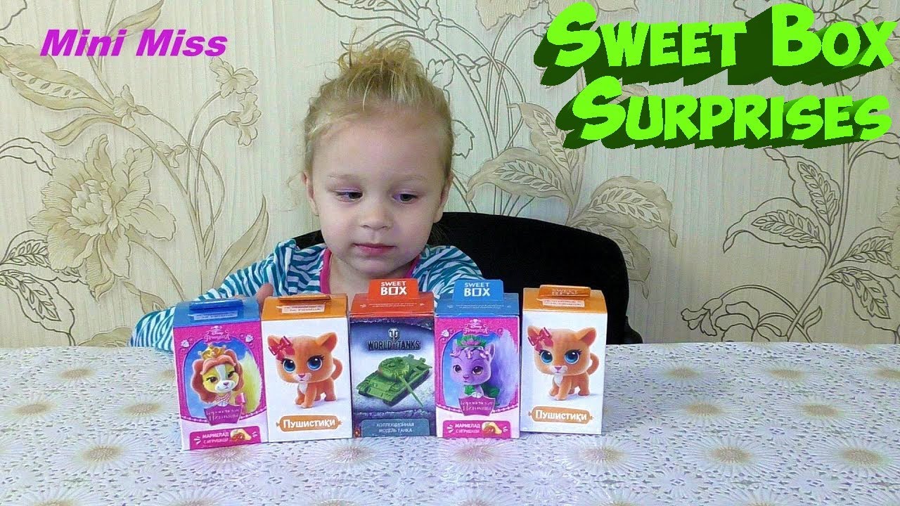 World of Tanks Пушистики Королевские питомцы от Sweet Box распаковка