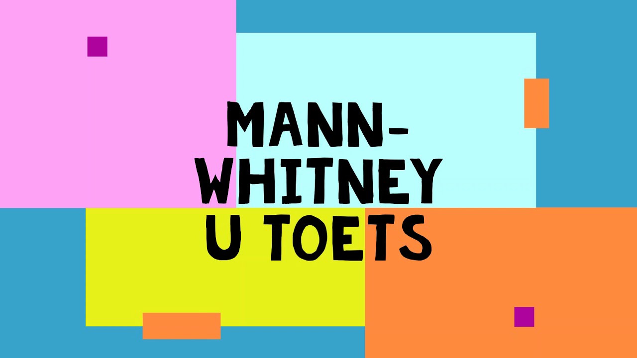 Praktijkgericht onderzoek: Mann Whitney U toets (SPSS)