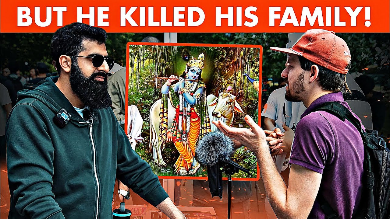 Hare Krishna Gets Challenged By Muslim | Smile2jannah Speakers Corner | 4K