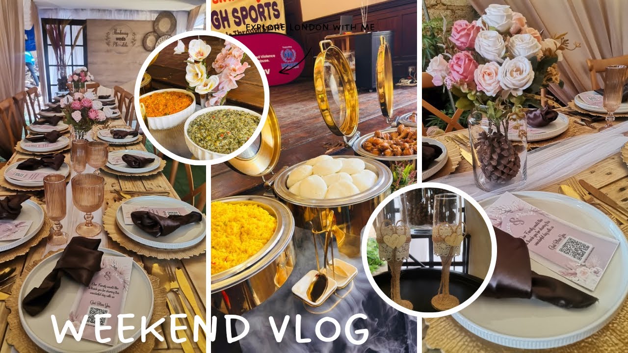 WEEKEND VLOG / WEDDING SETUP / CATERING / CHURCH CRUSADE / SOUTH AFRICAN YOUTUBER