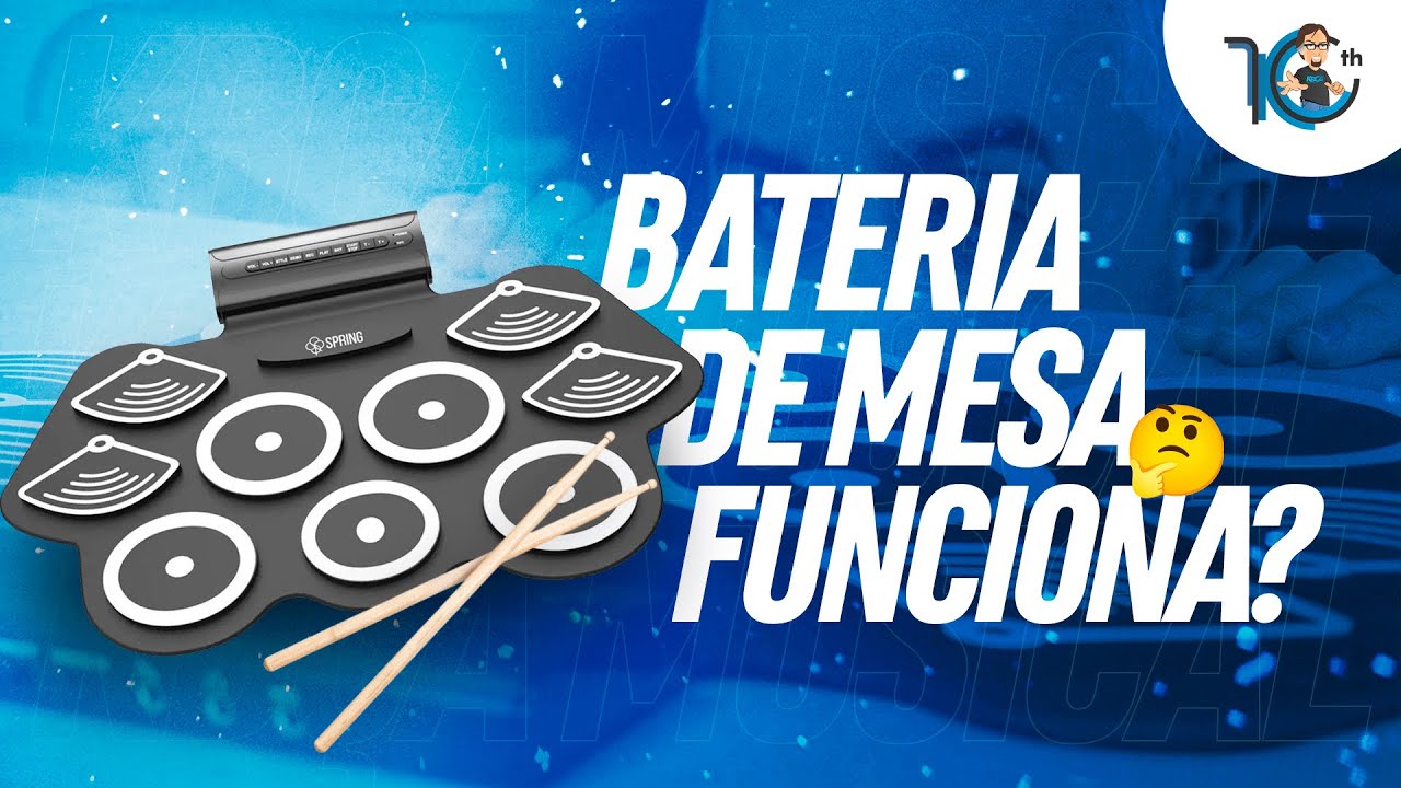 Lançamento Bateria de Mesa Spring 9 Pads