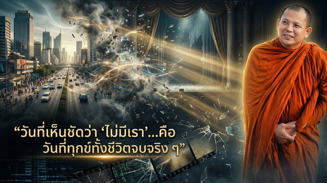 วันที่เห็นชัดว่า ‘ไม่มีเรา’…คือวันที่ทุกข์ทั้งชีวิตจบจริง ๆ | สนทนาธรรมกับครูบาชัยวัฒน์