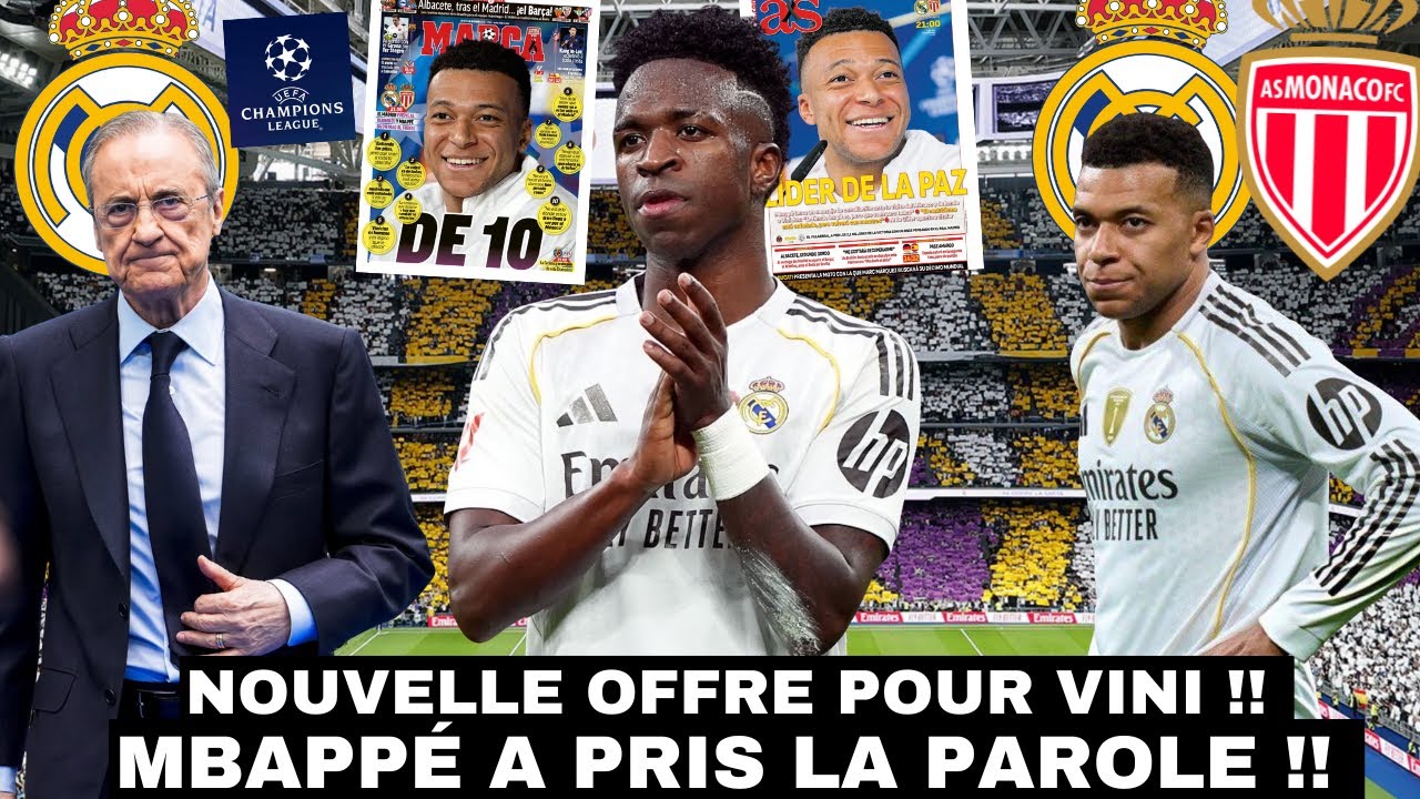 🚨LE REAL A FAIT UNE OFFRE À VINICIUS ⏳/ RODRYGO ABSENT ❌/ MBAPPÉ EST VENU DÉFENSE VINI 👍🏻