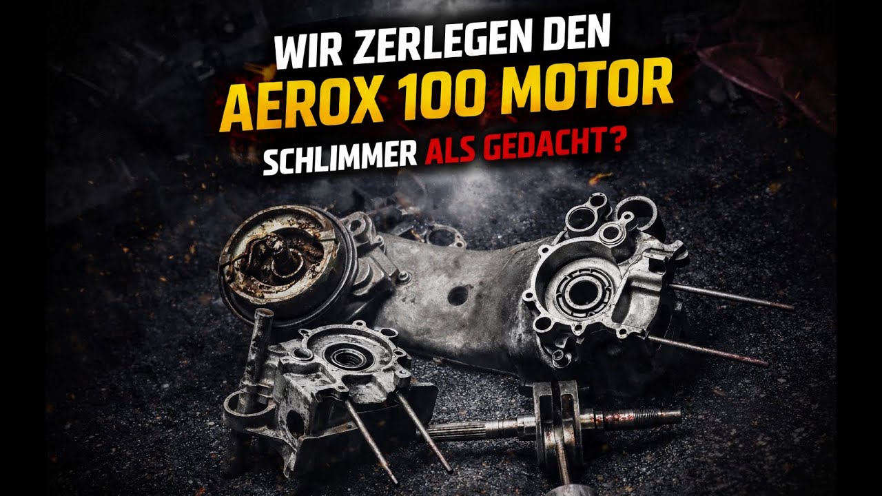 Aerox 100 Motor Minarelli 4VP Zerlegung – Abgerissene Schrauben & versteckter Tuning-Zylinder?!