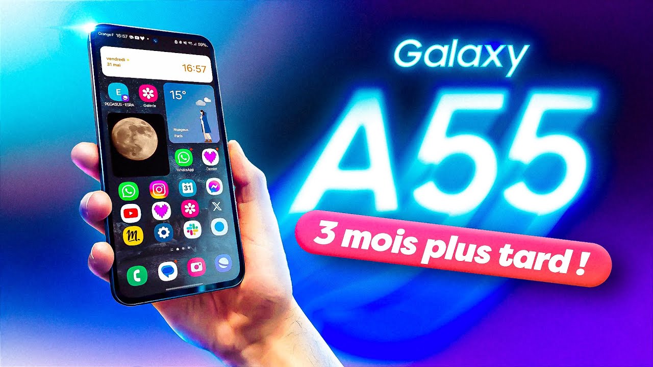 Que VAUT le GALAXY A55 de Samsung ? Test