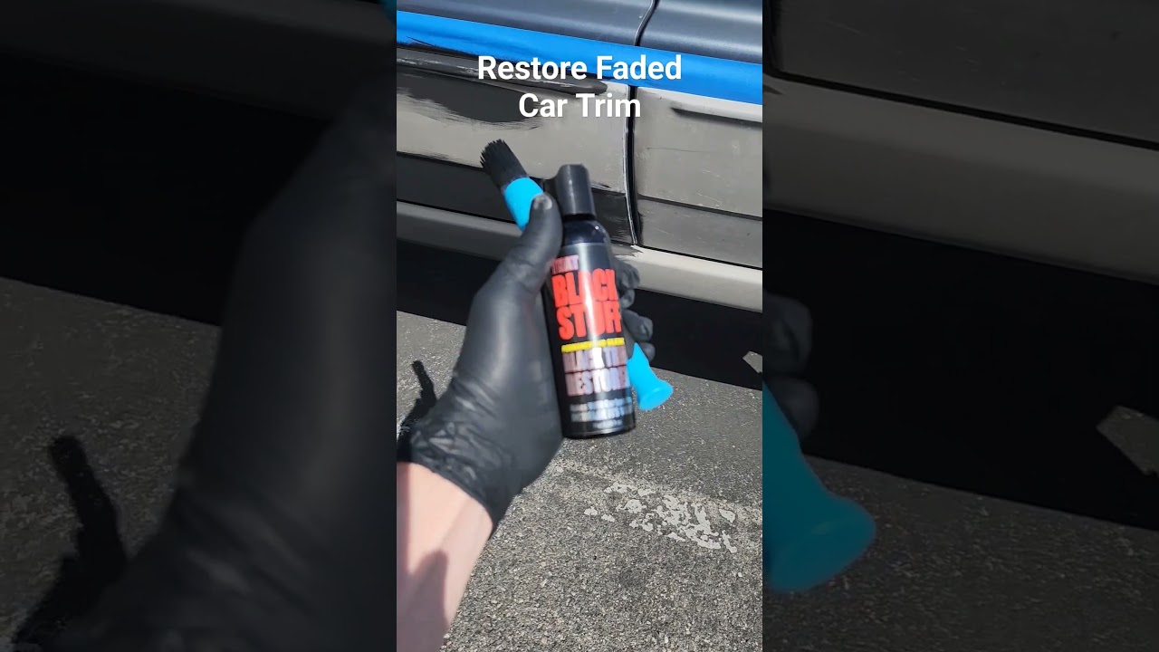 Best Method for Restoring Faded Trim 