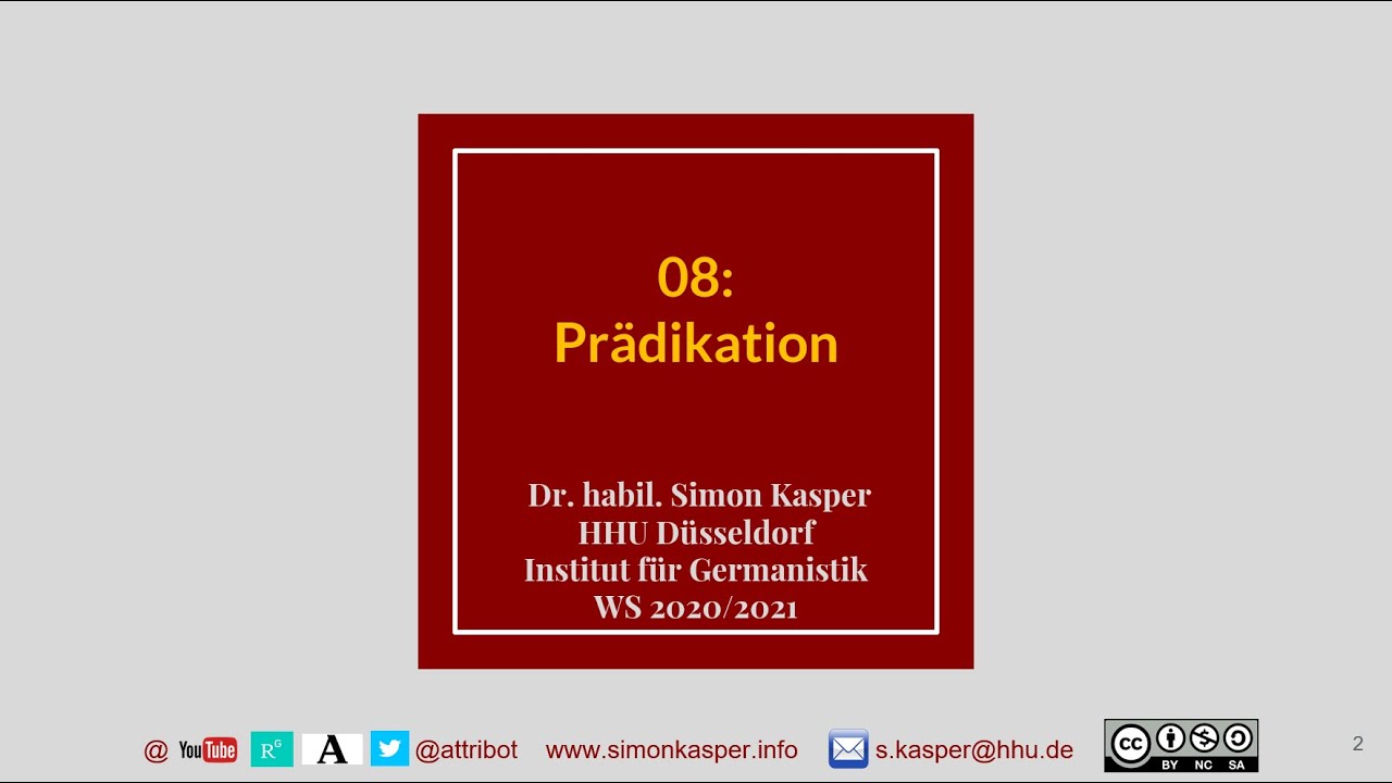 08 Semantik: Prädikation