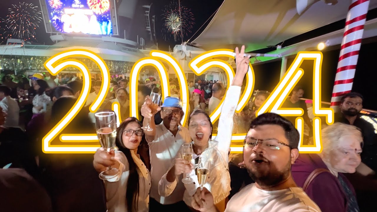 New Year Party 2024🥳| Cordelia Cruises