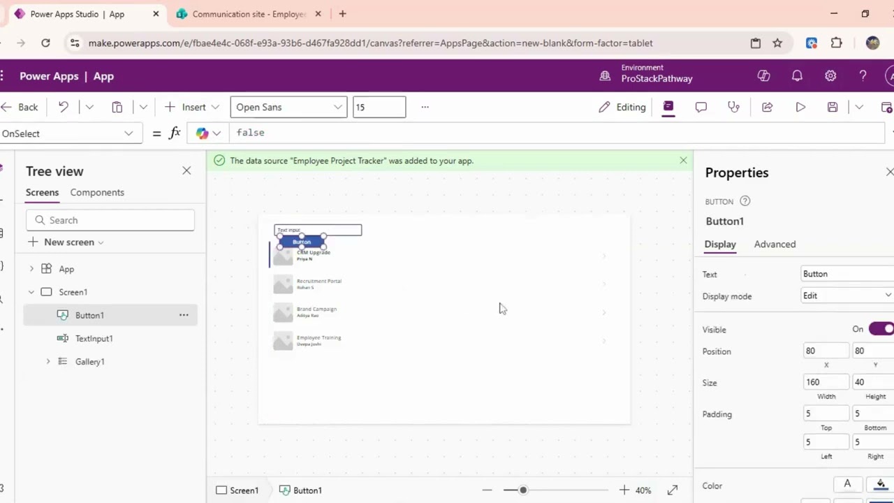 Editing Data in Gallery with PowerApps 📊