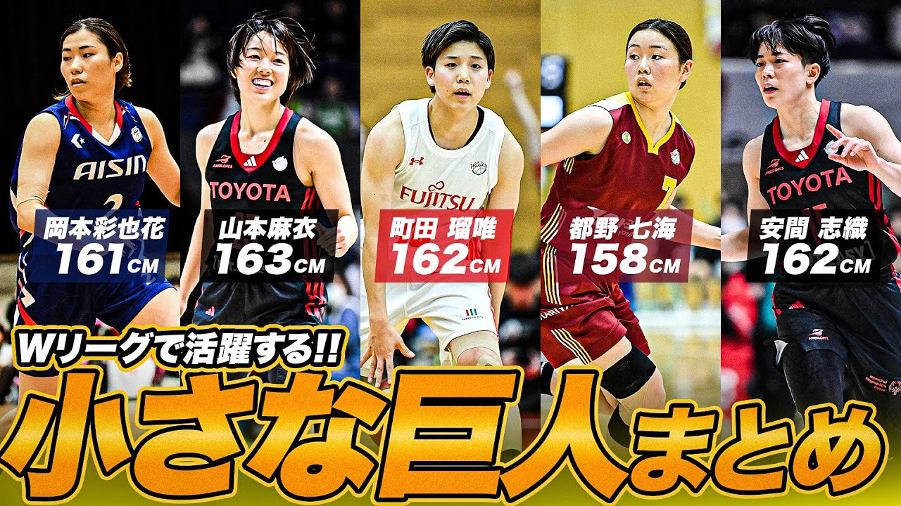 【小さな巨人】日本の女子バスケを引っ張る小さな巨人たち！華麗なプレーは圧巻です！