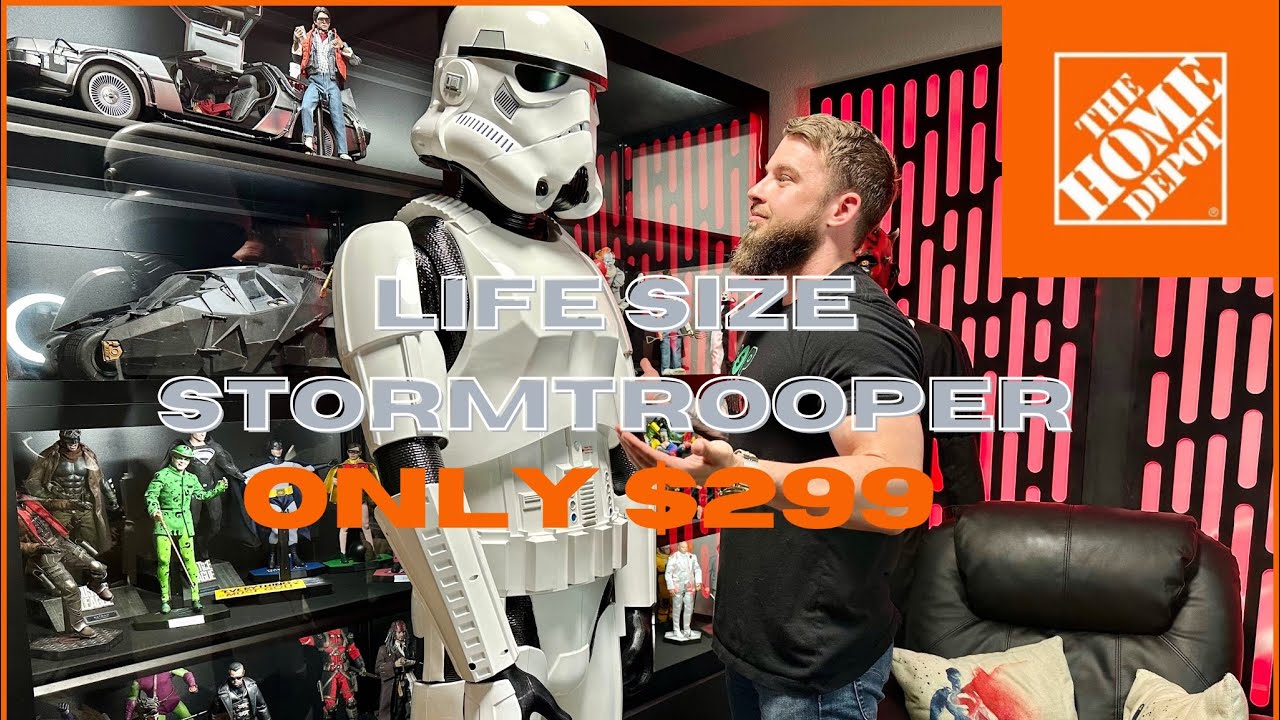 LIFESIZE STORMTROOPER-Unboxing- From Home Depot?!