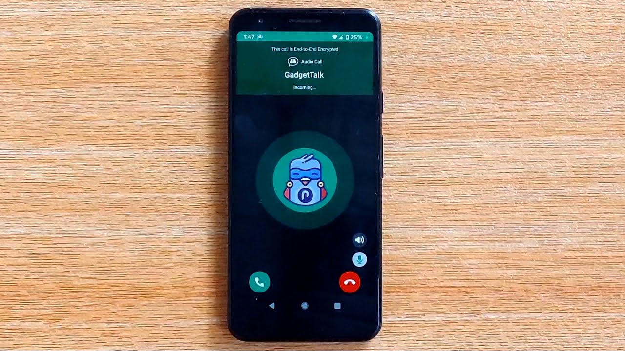 KalamTime Mesengger incoming calls