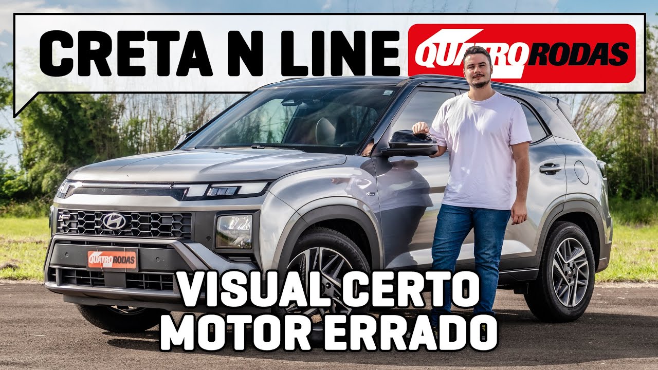 Hyundai Creta N Line tem visual ousado e é o 1.0 MAIS CARO do Brasil
