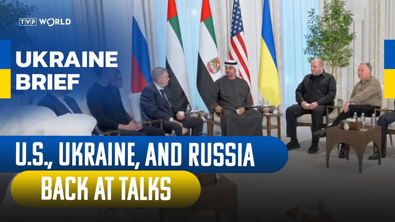 Kyiv calls first day of Abu Dhabi peace talks “productive” | Ukraine Brief