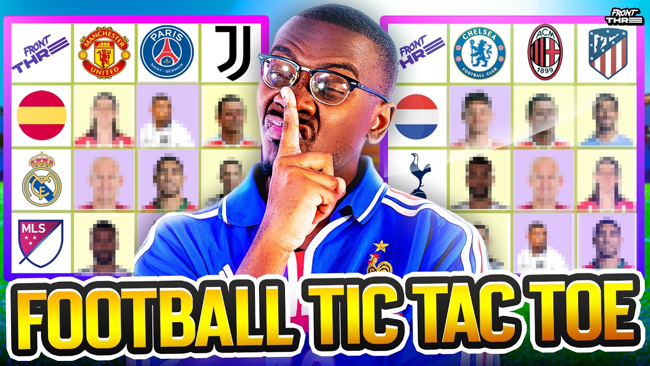 FOOTBALL TIC TAC TOE but we MADE IT HARDER 🔥