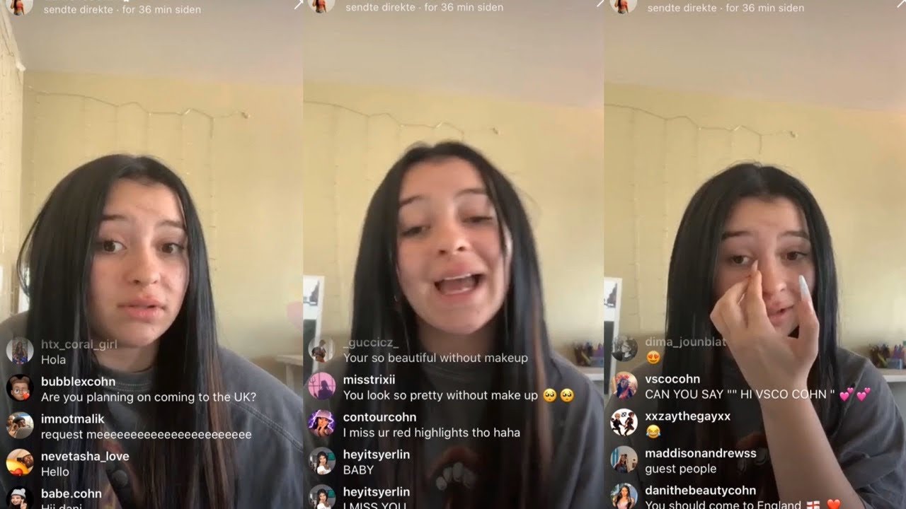 Danielle Cohn talks about her ex Ethan Fair on live || FULL LIVE
