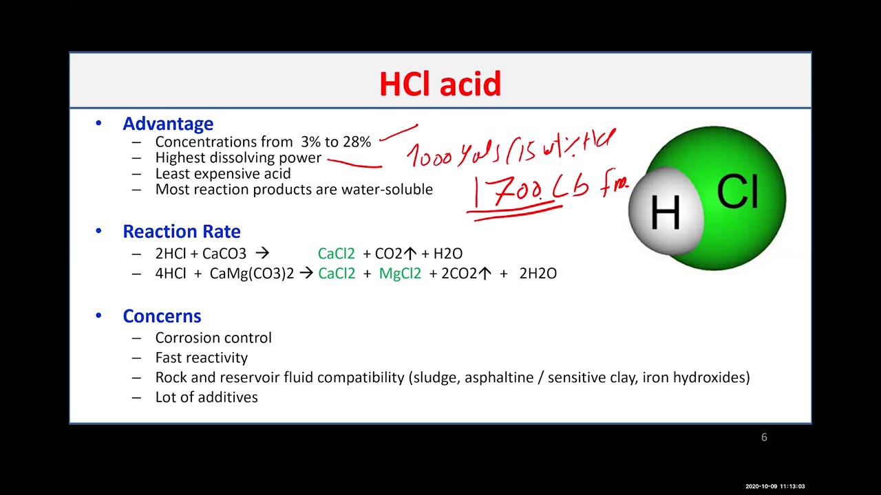 Acidizing Summary, Dr. Ahmed Gomaa