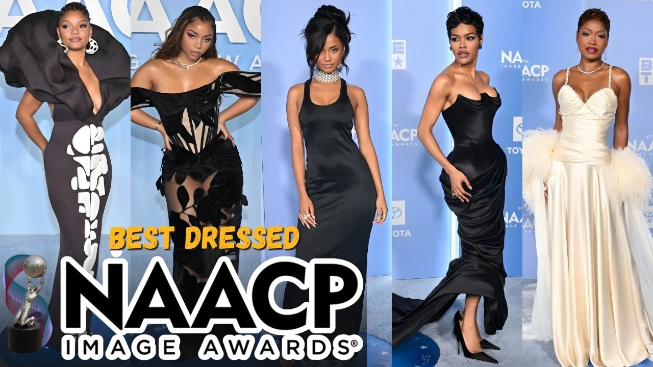 TOP 10 BEST DRESSED AT THE NAACP IMAGE AWARDS 2026!