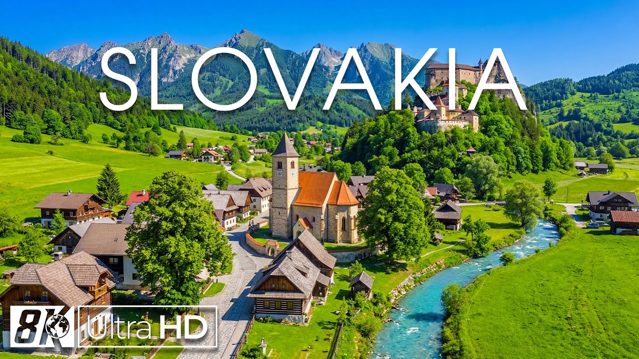 Словакия 8K | Скрытая жемчужина Европы – сказочные замки, величественные леса и нестареющие деревни