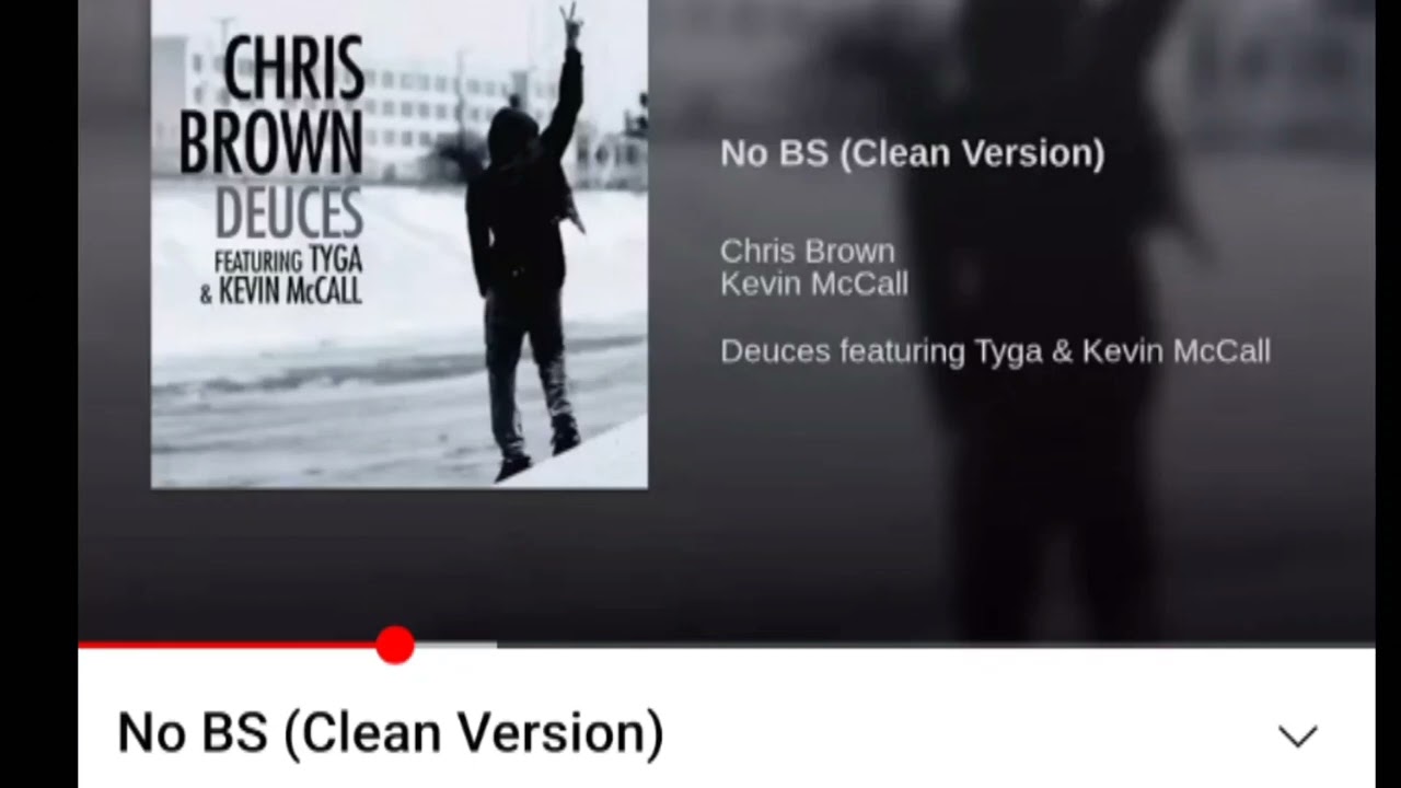 chris brown - no bs (clean version)