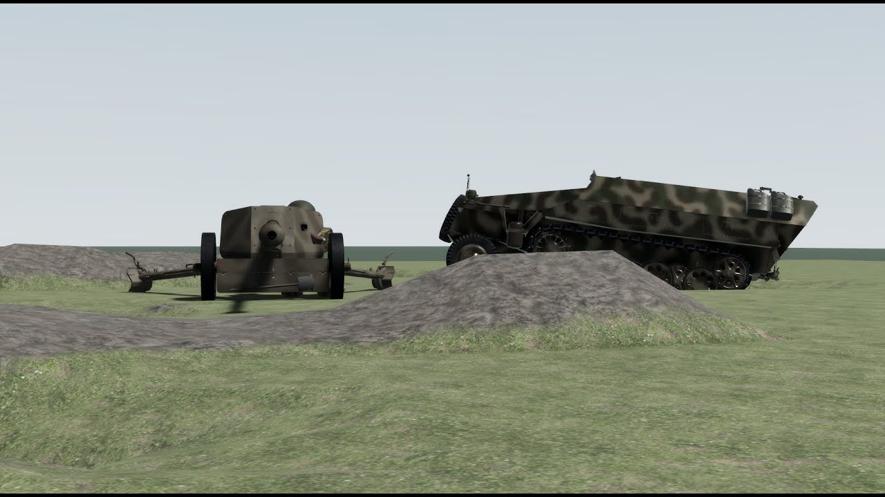 Tow Hitch, Half Tracks, and AT guns