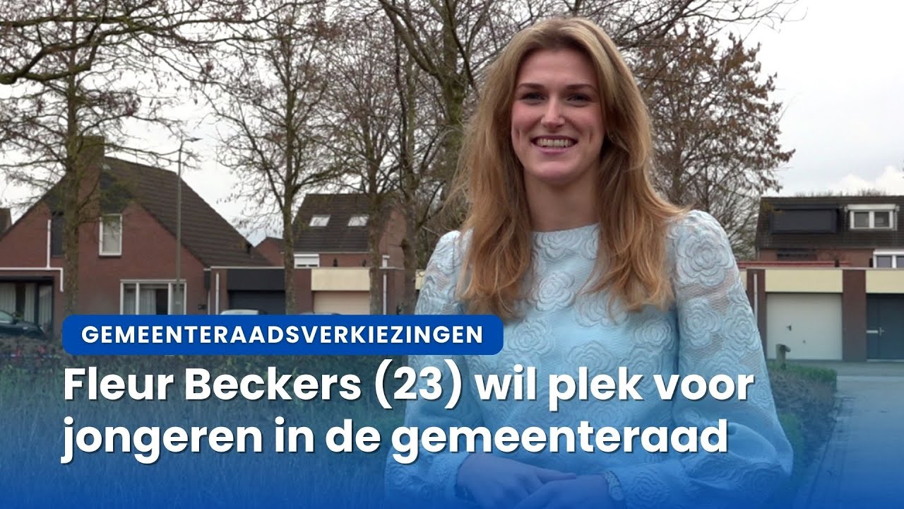 Fleur Beckers (23) is jonge lijstrekker: 'Niet over ons spreken, maar met ons' | VML Nieuws