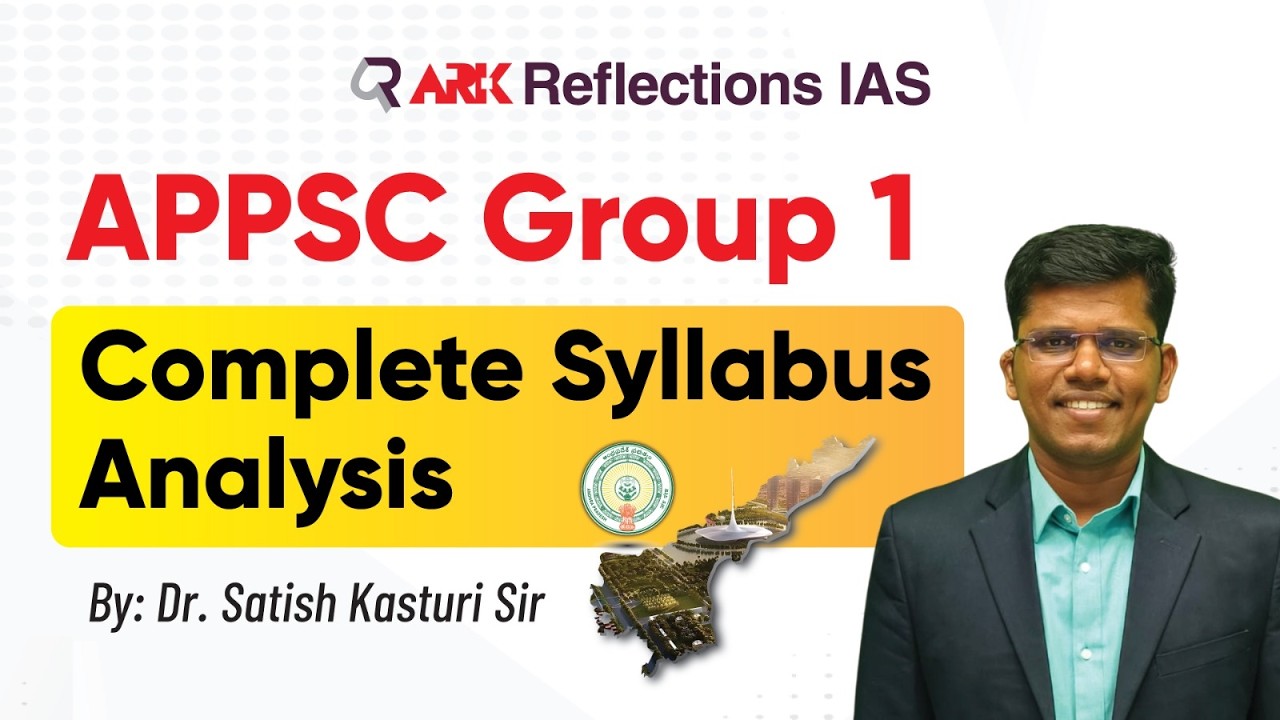APPSC Group 1 Syllabus Orientation | ARK Reflections IAS | Join Now