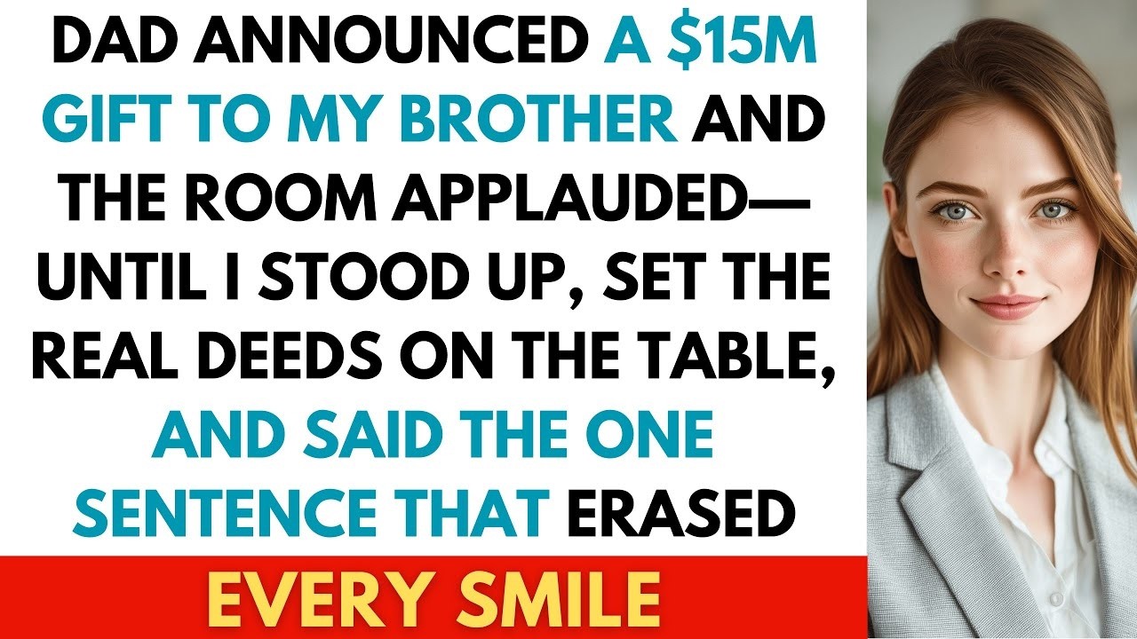 My Family Gifted My Brother $15M on Stage—Then I Said, “You Can’t Give What You Don’t Own”