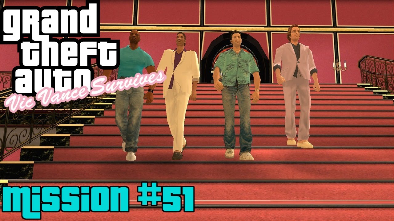 GTA Mixed - Vic Vance Survives - Mission #51 - The Ending (HD)