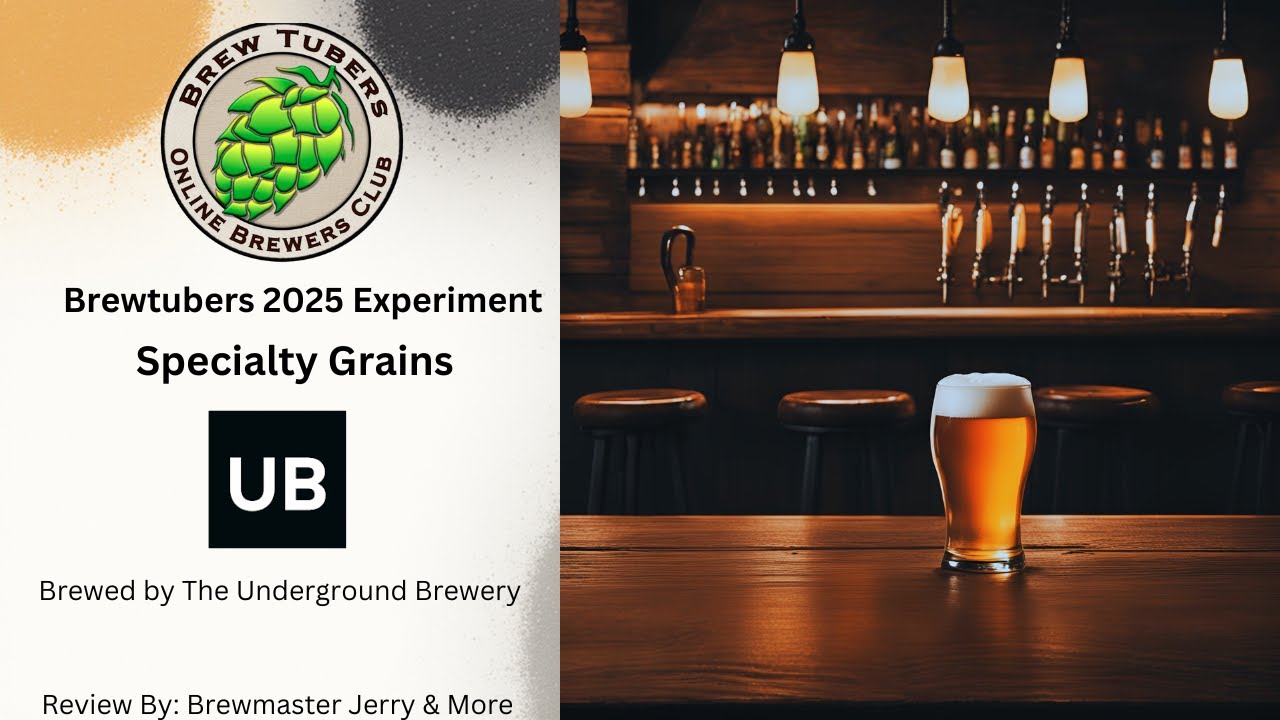 Brewtubers 2025 Specialty Malt Experiment - The Underground Brewery brewing with Griffin Millet Malt