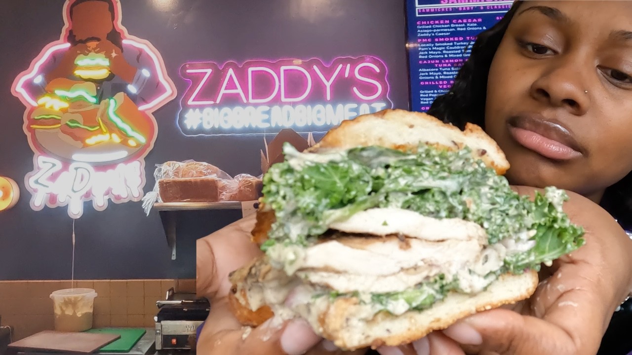 I Tried 'ZADDY'S ' Viral Chicken Caesar Salad Sandwich | Is It Worth $20 ?