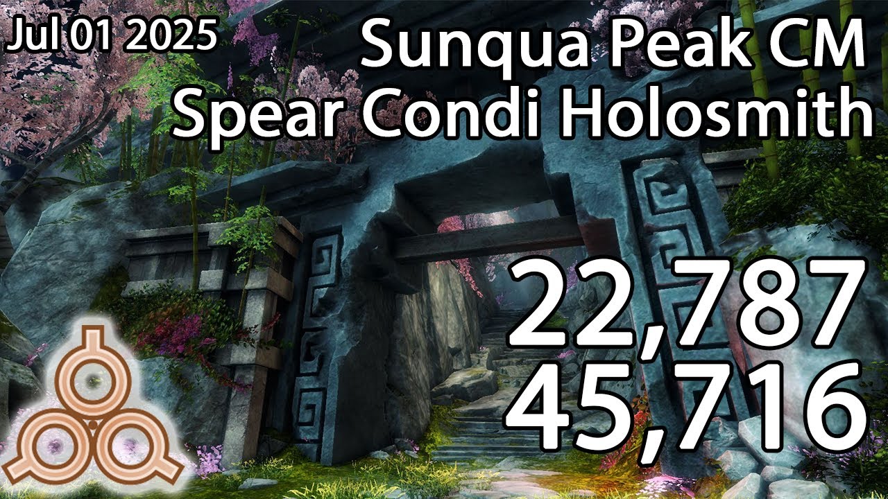 GW2 | Spear Condi Holosmith | Sunqua Peak CM | Jul 01 2025