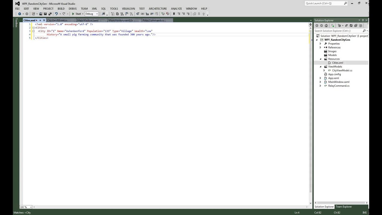 C# Wpf RandomCityGen ICommand and Methods   Tutorial #7