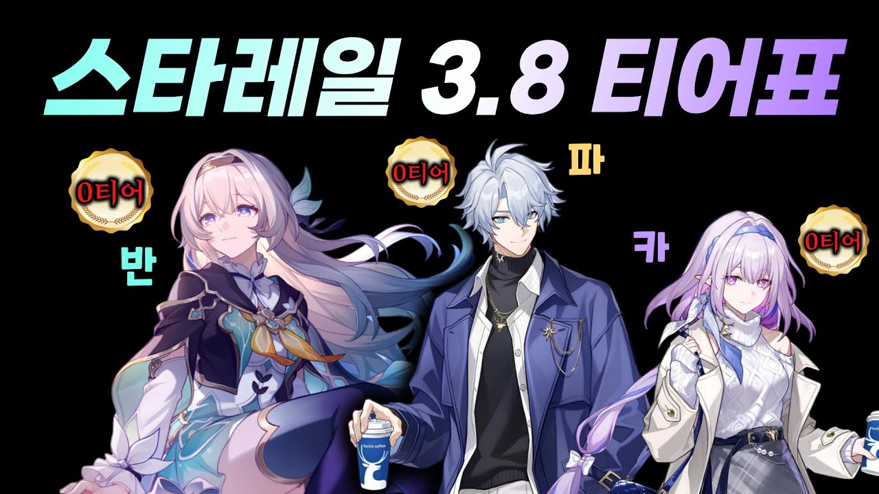 걍 때려박어 반파카!!! #스타레일 3.8 티어표