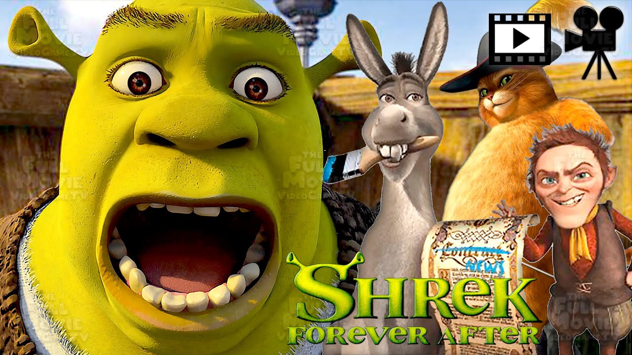 Shrek Forever After – Movie Video Game in Narrative Format | All Cutscenes + Gameplay