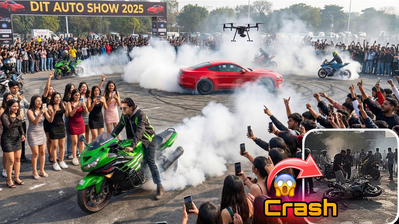 Taking My KAWASAKI ZX14R😍 in DOON AUTO SHOW 2025🔥