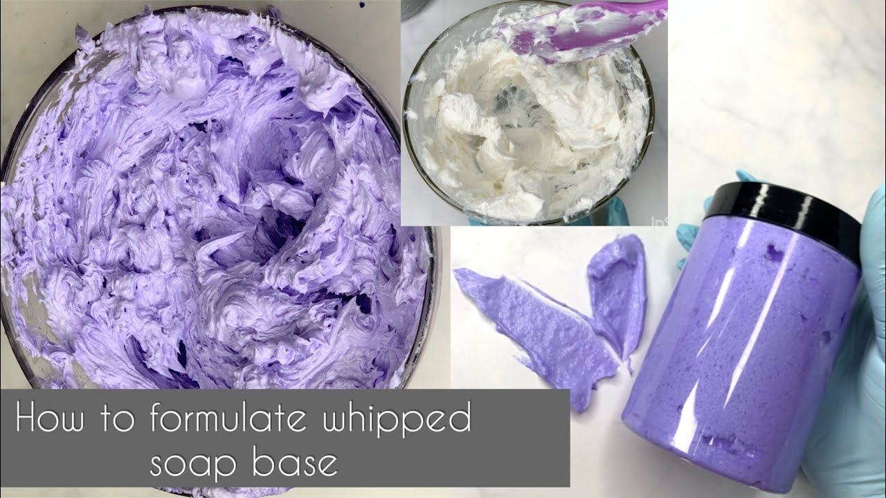 How to make whipped soap base from scratch/ for molato customization or any type of past soap