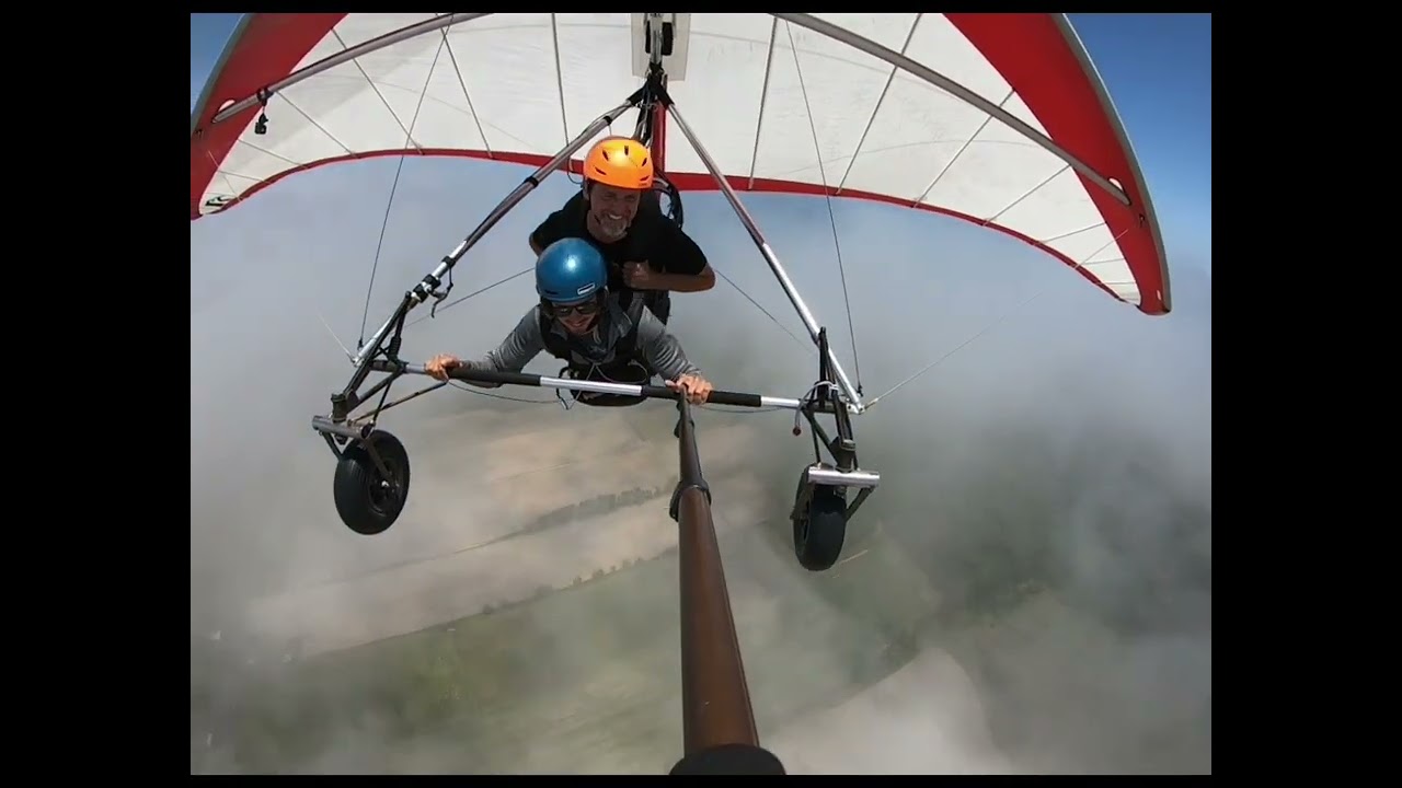 Tandem hang gliding in Kitty Hawk N.C. I think I wanna become a pilot!