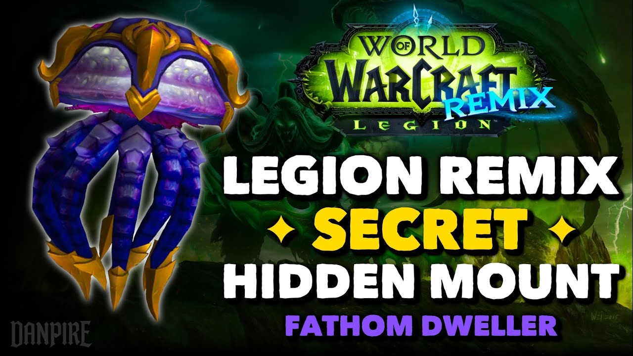 Как получить этого эксклюзивного маунта из Legion Remix | Обитатель Глубин | До окончания Legion ...